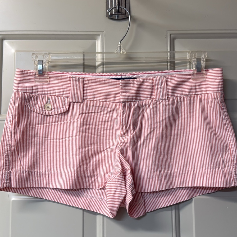 American Eagle Outfitters favorite Orange and White Striped shorts